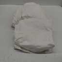 Vonty Satin Sheets Extra Deep Pocket - Cooling & Silky Cal King Sheet, Ivory White - 4 Piece Set