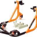 Grand Pitstop Universal Adjustable Rear Paddock Stand for Motorcycle with Swingarm Rest 360 Dismantable, Motorcycle Weight Up to 500 lbs/ 226 Kgs