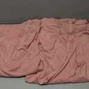 Hezuzo 2Pack Spandex Table Cover for 8FT Table Universal Fitted Stretch Tablecloth for Party, Banquet, Wedding and Events-Dusty Pink