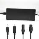 54.6V 2A Ebike Electric Scooter Charger for 48V Lithium Battery, 5 Adapter Plugs Fast Replacement Charger Compatible with Rad Power Bikes, Velotric, Heybike, Juiced, Ecotric - UL Listed