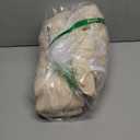 IVAPUPU Sheer Curtains 84 Inches Long for Living Room, Pinch Pleated Linen Blend Curtain Rustic Textured Light Filtering Back Tab Drapes with Hooks Rings for Bedroom Dining Room, Sand Beige, W40xL84