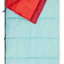 Coleman Flatlands 30/40/50F Sleeping Bag, Made from 100% Recycled Material, Big & Tall Options, Cool-Weather Sleeping Bag for Camping, Sleepovers, Guests & More, Red 