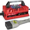 18 Amp Golf Cart Charger for 36 Volt EZGO TXT Lead Acid Battery with Upgraded D Style Plug