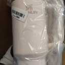 STANLEY Quencher H2.0 Tumbler with Handle and Straw 40 oz Flowstate 3-Position Lid Cup Holder Compatible for Travel Insulated Stainless Steel Cup BPA-Free Rose Quartz 2.0