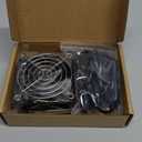 60mm Fan, EC Brushless Motor Cooling Fan, 60x60x25mm AC Fan 110V 120V 220V 240V with AC Plug and Switch, for DIY Cooling Ventilation Exhaust, Server Cabinet