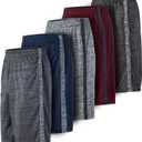5 Pack: Men's Dry-Fit Sweat Resistant Active Athletic Performance Shorts Medium