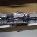 SOLFART 3 Lights Black Bathroom Modern Vanity Lights LED Vanity Light Black Bathroom Lights Over Mirror 20 inch White Light Dimmable