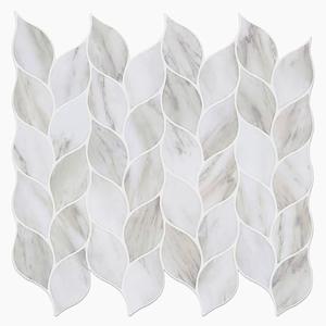 Tilingview 10 Pcs Leaf Design Peel and Stick for Kitchen Backsplash, Premium Self-Adhesive Tiles Wall Stickers