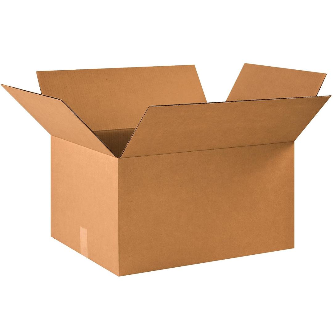PARTNERS BRAND 22x17x12 Corrugated Boxes, Medium, 22L x 17W x 12H, Pack of 10 | Shipping, Packaging, Moving, Storage Box for Home or Business, Strong Wholesale Bulk Boxes