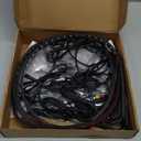 6PCS Golf Cart Underglow LED Light Strip Kit, 12-80V, IP65 Waterproof Neon Accent Lighting Kits, Golf Cart Canopy Lights, Glow Neon Underbody Lighting with APP and Remote Control