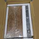 QEEIG Bathroom Shelves Over Toilet - Paper Storage Wall Mounted Farmhouse Decor Decorations Aesthetic Dcor Sign Small Floating Shelf 2+1 Set 16 inch, Rustic Brown (020BN)