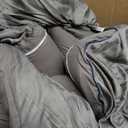 Bedsure Mattress Topper, Extra Thick Pillowtop, Cooling Plush Mattress Pad Cover Bed Topper Protector 54×75in (Grey)