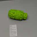 PIFFZEDO Dog Toys for Aggressive Chewers,Interactive Natural Rubber Chew & Squeaky Toy for Large Medium Breed,Dog Toothbrush,Tough & Durable (Green,Large) (Large(45-80 lbs))