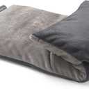 Heating pad Microwavable with Washable Cover 6 * 12" Microwave Moist Heat Pad for Neck Shoulder, Cramps, Back Pain Relief, Warm Compress Rice Bean Bag Hot Pack for Muscles, Joints, Lavender