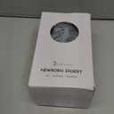 BOMOLOUR Infant Car Seat Insert with Removable Cushion for Baby Preemie Newborn Infant, Reversible carseat Insert Head Body Support Fits for Stroller, Baby Swing, Rocker, Bouncer, Bassinet - Black