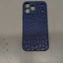 OOK Magnetic for iPhone 17 Pro Max Case, Silicone Blue Leopard Cute Pattern, Compatible with MagSafe Cheetah Print Camera Protection Shockproof Slim Phone Case for 6.9inch, Blue