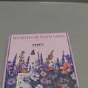 ETSPIL Embroidery Kit for Beginners, 4 Floral Patterns, Learn 33 Stitches, Pre-Printed Fabric, 7.8-Inch Hoop, Colored Threads and Needles, Easy Video Guide, DIY Hand Sewing Gift for Adults and Teens