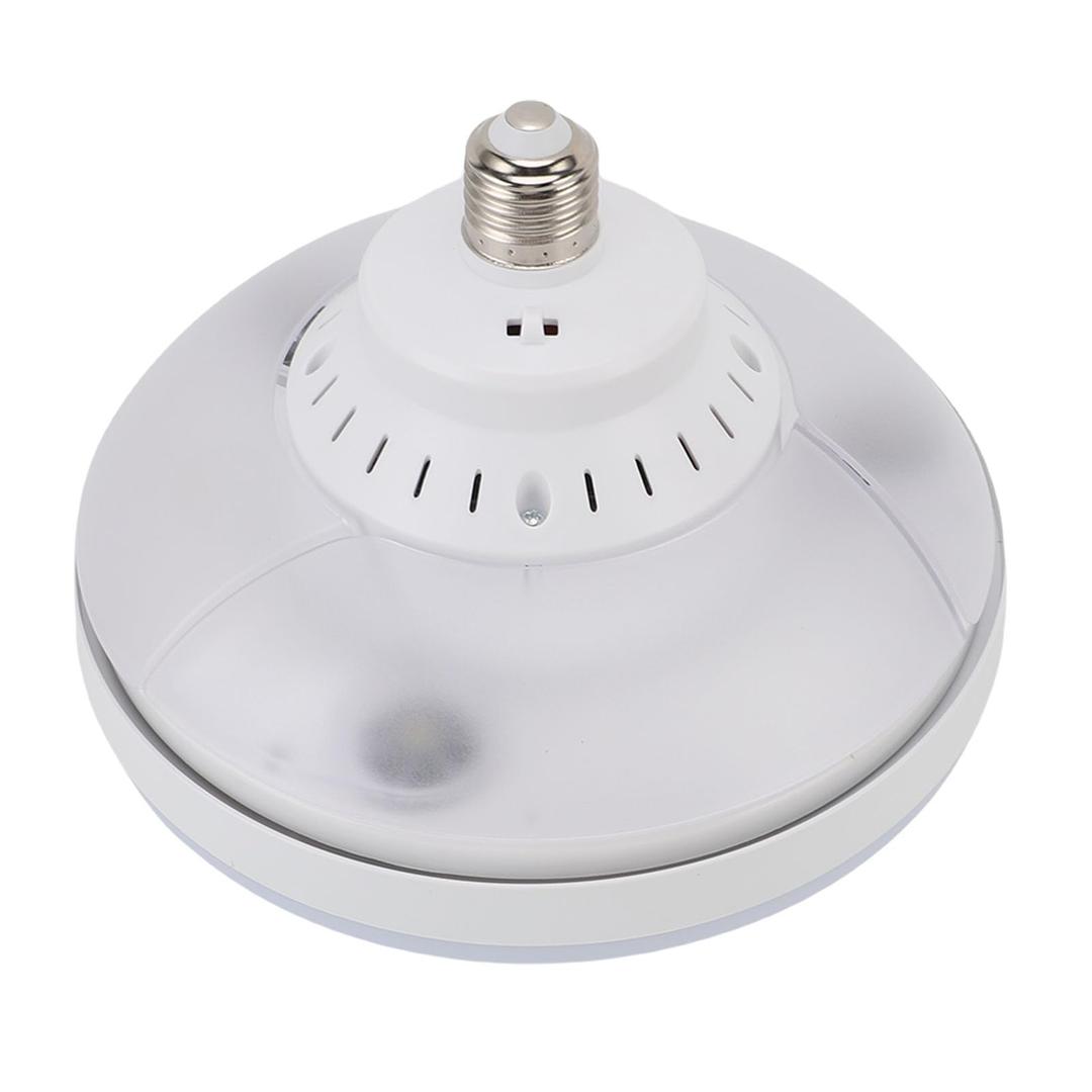 Luocute Modern Low Profile Ceiling Fan, Ceiling Fan with LED Light Remote Control Low Noise Color Temperature Adjustable Stepless Dimming Tools for Bedroom Indoor Outdoor (White)