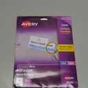 Avery Flexible Printable Name Tag Stickers, 2-1/3" x 3-3/8", Matte White, Removable Adhesive, Laser & Inkjet Compatible, 80 Name Badges Total, Great for Networking, Events, and More (25395)