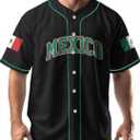 Unisex Baseball Jerseys Shirt, Men's Uniform Casual Jersey Shirts, Sports Shirt Gifts, Size L