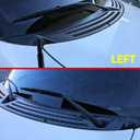 Windshield Wiper Cowl Cover Panel w/Seals Compatible with Ford F150 2009-2014 Left & Right Front Windshield Cowl Panel Grille Insert Replace# BL3Z-15022A69-A BL3Z-15022A68-A