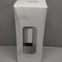 Desk Fan Bladeless, 120 Oscillating Fan Rechargeable, Quiet Fan with Night Light, Smart LED Touch Control, 4 Speed & 9H Timer, Small Table Fan, Auto Display Off, Ideal for Home, Office, Study Room (White, With Battery)