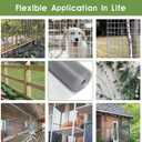 Tongmo 24" x 50' Hardware Cloth, 1inch Mesh Galvanized Chicken Wire Fence, 19 Gauge Welded Wire Roll,Garden Fence, Poultry Netting for Rabbit/Duck/Chicken Coop