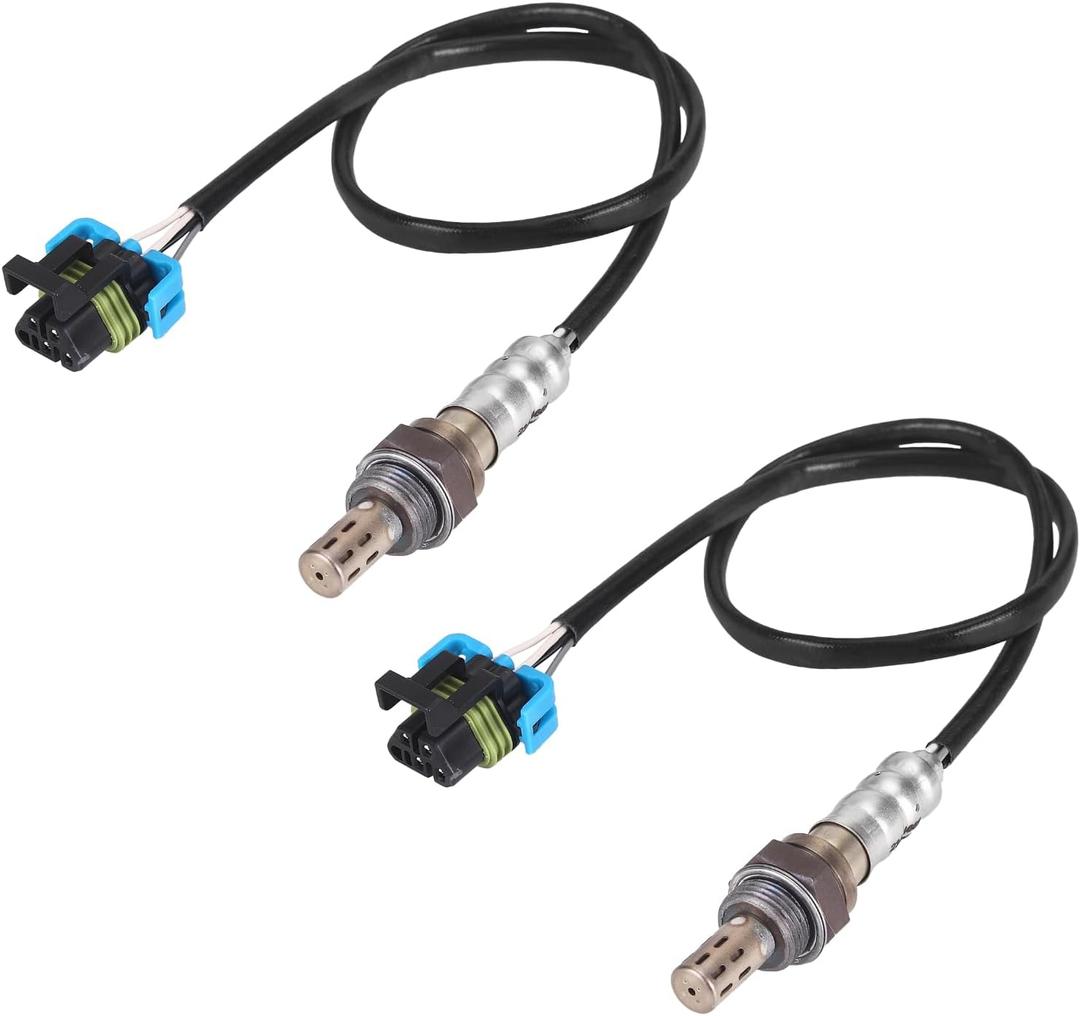 Oxygen O2 Sensor Upstream Replacement for Cadillac Escalade Chevy Suburban Silverado 1500 HD Express GMC Yukon XL H2 6.0L 8.1L V8 Replaces# 234-4669 Set of 2