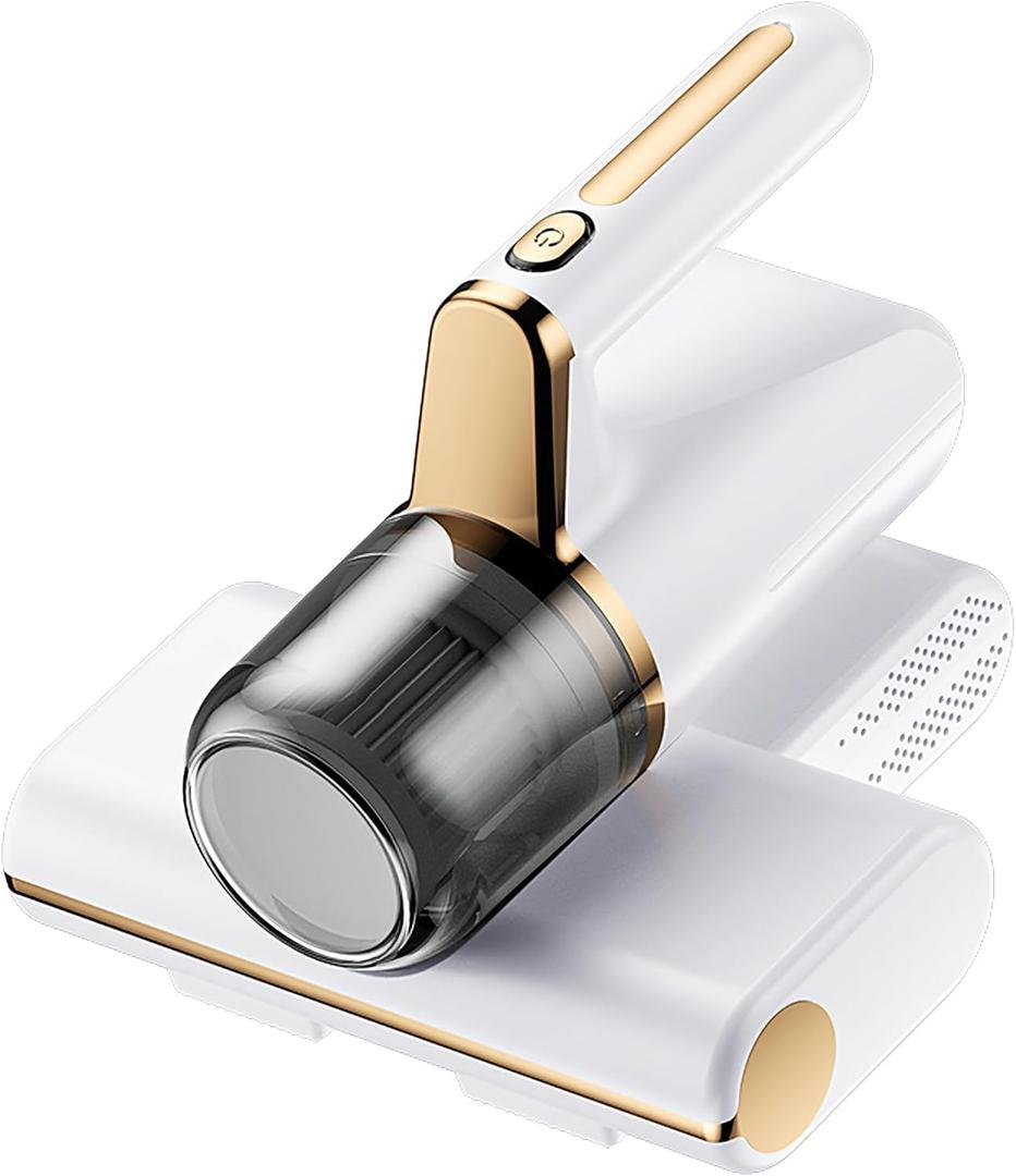 Mattress Vacuum Cleaner, 14Kpa Bed Vacuum Cleaner with 253.7nm UV-C Light, Versatile Wireless Handheld Vacuums with HEPA Filter and USB-C Charging Port for Bed, Sofa, Clothes, Crib