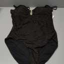 Biba Womens Bandeau Swimsuit (Large, Black)