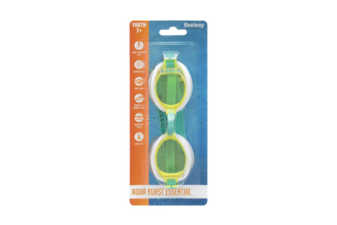 Aqua Burst Essential Goggles Bestway Tinted Lens, 3 Pieces
