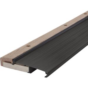 M-D Building Products 78634 5-5/8 in. x 1-1/8 in. x 36 in. Bronze Adjustable Aluminum & Hardwood Threshold Kit - Versatile Solution for French and Exterior Doors