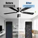 2 x 5 Pack Ceiling Fan Filters for Blades, Fan Blade Air Purifier Pads