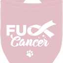 Breast Cancer Dog Bandana, Pink Dog Bandana, Funny Cute Dogs Bandanas, Accessories for Small Medium Pet Dogs, Pet Scarf Accessories