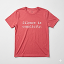 Silence is Complicity T-Shirt, XL