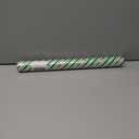 MAYPLUSS Christmas Diagonal Stripe Gift Wrapping Paper - 17 Inch X 33 Feet - Classic Green and Luxury Gold Foil Crafty Stripe Gift Wrap for Holiday Wedding, Birthday Party Showers and Scrapbooking