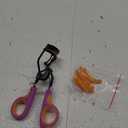Eyelash Curlers with 6PCS Extra Replacement Pads, Premium Quality Eye Lash Curler, Superior Curling Effect, Easy to Hold and Use, Mother's Day Gifts for Her - Orange Purple Handle