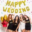 76pcs Happy Birthday Balloon Banner, Gold Balloons Letters, Personalized 16" Mylar Foil Birthday Decorations includes 2 Sets A- Z, 1 set Number 0-9 and "HAPPY BIRTHDAY" letters (with Balloon Pump)