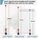 DC97-18610F WA50M7450AW/A4 DC97-18610A Suspension Rods Kit Fit for Samsung Washer Suspension Rods WA50M7450AP/A4 WA54M8750AW/A4 WA50M7450AW/A4 WA52M7750AV/A4 WA52M8650AV/A4 28.3In (2025 New)