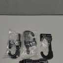 4 PACK Cabinet Locks Baby Proofing Child Proof Cabinet Lock with Combination Sliding Cabinet Door Locks Adjustable U Shaped Drawers Cupboard Locks Baby Safety Cabinet Latches for Knob Handle (Black)