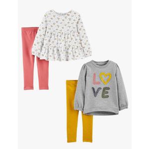Simple Joys by Carter's girls 3piece Playwear Set