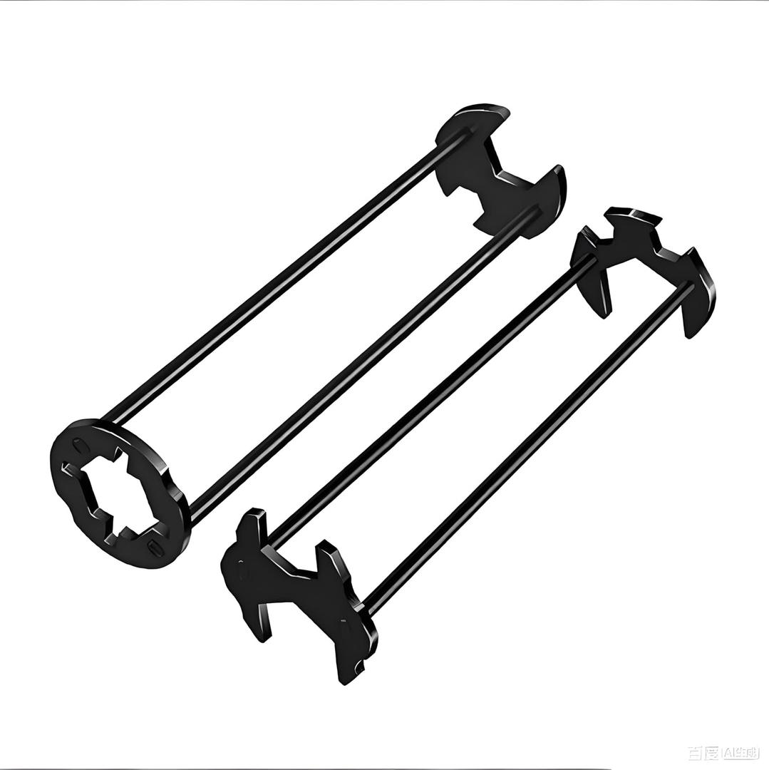 2 Pcs Multifunctional Sink Wrench,Basin Wrench,under Sink Wrench Faucet Tool for Tight Spaces Plumbers Wrench Kitchen and Bathroom
