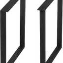 MBQQ Furniture Legs 28”Height 24”Wide Rustic Decory Square Tube Table Legs,Heavy Duty Metal Desk Legs,Dining Table Legs,Industrial Modern, DIY Iron Bench Legs