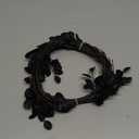 Halloween Black Artificial Branches 38.5 Inch 4 Pcs Realistic Ficus BranchesArtificial Stems Realistic Touch Flexible Branches Fake Plant, for Halloween Decor Tables Vases Garden Decoration