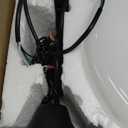 10" Black Schoolhouse Light Fixture Milk Glass Pendant Light Schoolhouse Pendant Light Milk Glass Light Fixture Mid Century Modern Ceiling Light for Bedroom Bathroom Kitchen Island (Bulb Incl)