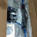 90HP Outboard Hydraulic Steering Kit, Hydraulic Steering System Consists of a Hydraulic Cylinder, a Steering Pump, and Two Nylon HosesSuitable for Outboard Motors