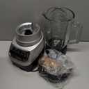 BLACK+DECKER PowerCrush Multi-Function Blender with 6-Cup Glass Jar, 4 Speed Settings, Silver