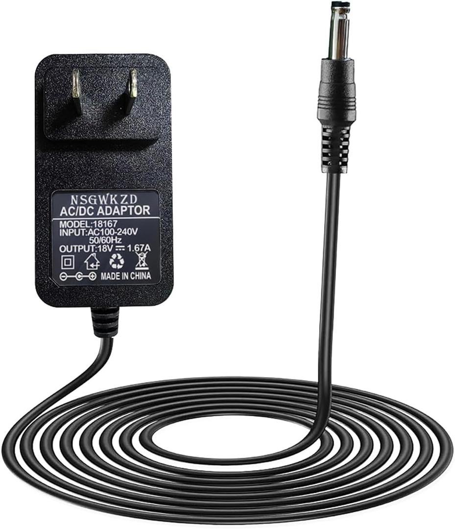30W Power Cord Replacement for Echo Show 15, Echo Show 10 3rd Generation 2023, Echo Show 8 1st Gen/2nd Gen Power Adapter Supply Charger, Black