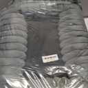 FURTIME Dog Bed for Small Medium Dog, Washable Orthopedic Pet Bed with Removable Cover, Rectangle Soft Calming Sleeping Puppy Bed Durable Pet Cuddler with Anti-Slip Bottom, Grey, M (25"x21"x7")