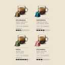Nespresso Capsules Original, Master Origin Variety Pack, 50- Count (Pack of 1) Espresso Coffee Pods, Brews 1.35oz (EXP 03/31/27)